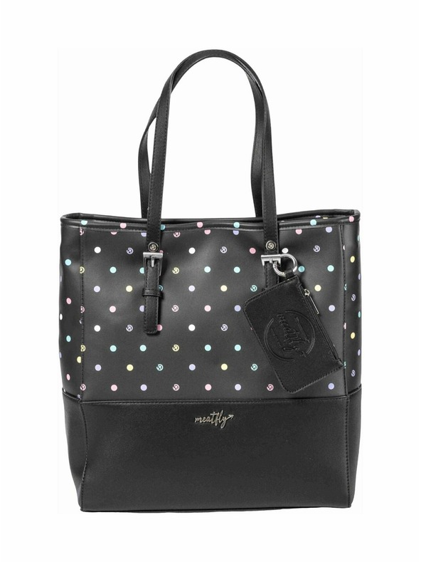 Meatfly Meatfly kabelka Slima Color Dots | Bodky | Objem 12 L