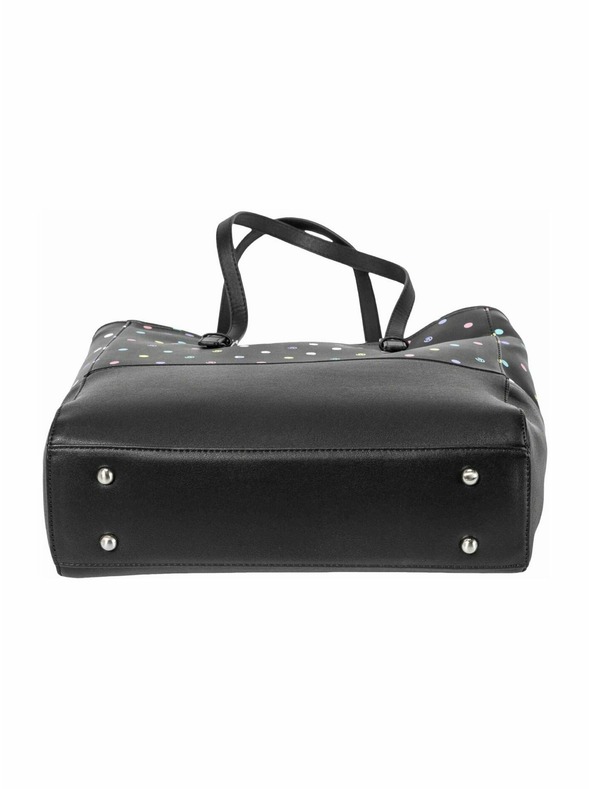 Meatfly Meatfly kabelka Slima Color Dots | Bodky | Objem 12 L