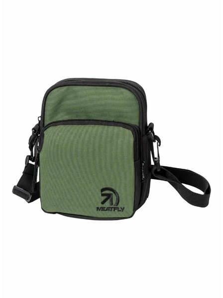 Meatfly Meatfly pánska kabelka Hardy Dark Olive | Zelená | Objem 1,5 L