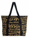 Meatfly Meatfly plážová kabelka X Pura Vida Skye Yellow/Black | Žltá | Veľkosť