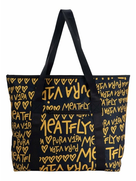Meatfly Meatfly plážová kabelka X Pura Vida Skye Yellow/Black | Žltá | Veľkosť