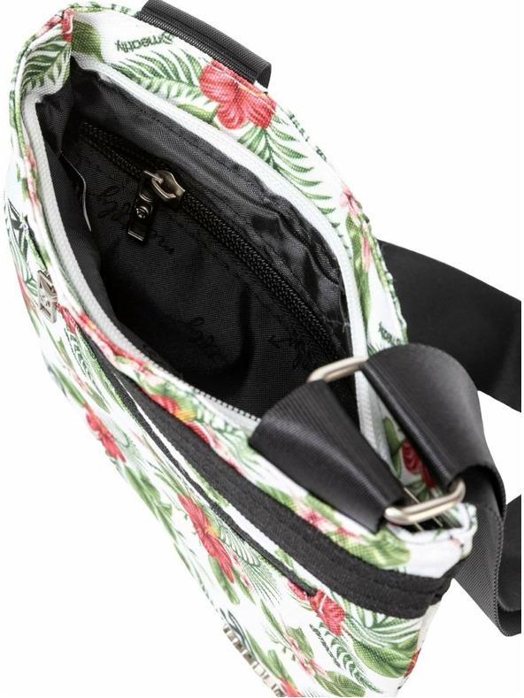 Meatfly Meatfly dámska kabelka Dixie White Tropical | Viacfarebná | Objem 0,4 L