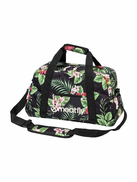 Meatfly Meatfly cestovná taška Mavis Tropical Black | Čierna | Objem 26 L