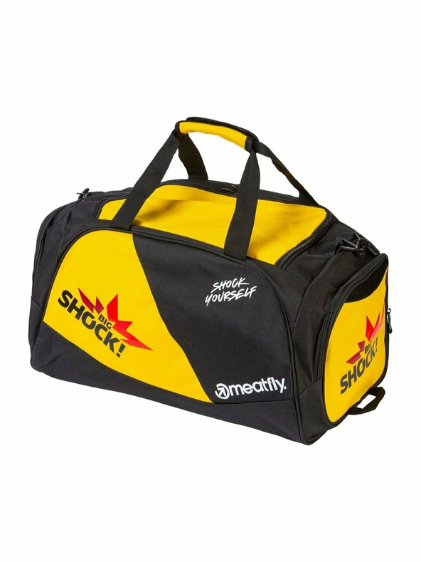 Meatfly Meatfly cestovná taška Rocky Big Shock | Čierna | Objem 30 L
