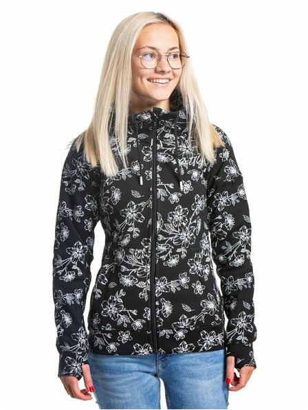 Meatfly Meatfly dámska technická mikina Alisha Blossom Black | Čierna | Veľkosť