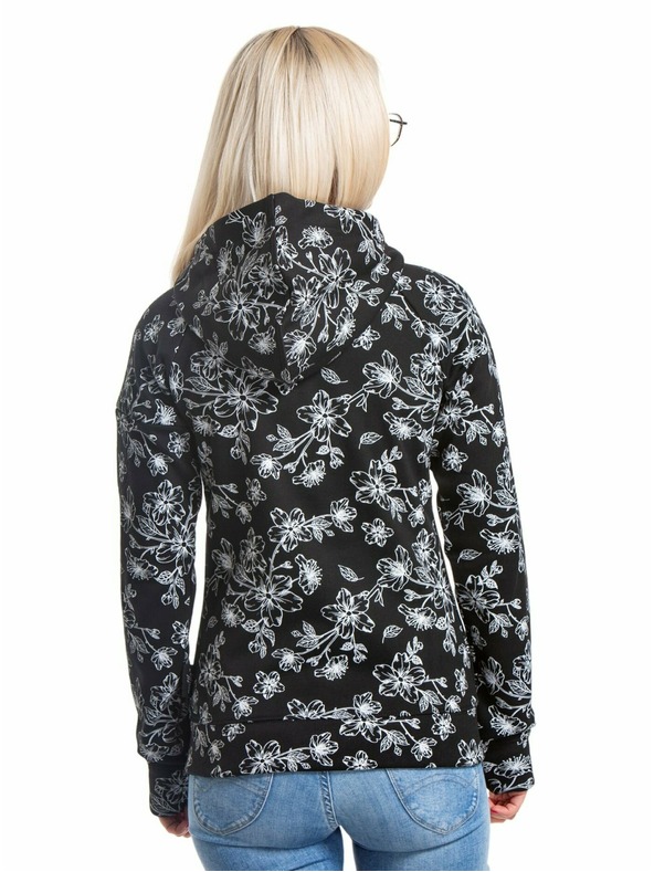 Meatfly Meatfly dámska technická mikina Alisha Blossom Black | Čierna | Veľkosť