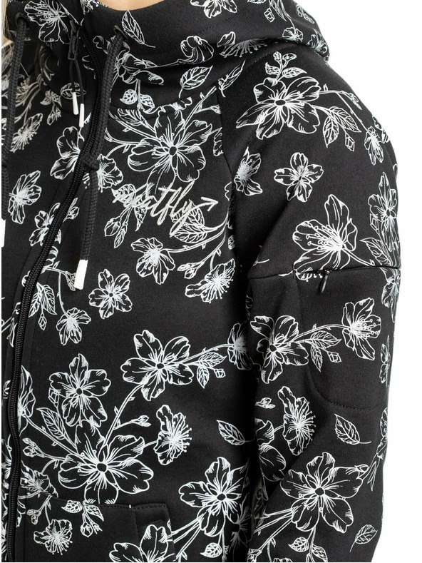 Meatfly Meatfly dámska technická mikina Alisha Blossom Black | Čierna | Veľkosť