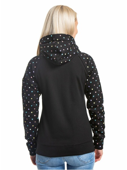 Meatfly Meatfly dámska technická mikina Alisha Dusty Color Dots | Bodky | Veľkosť