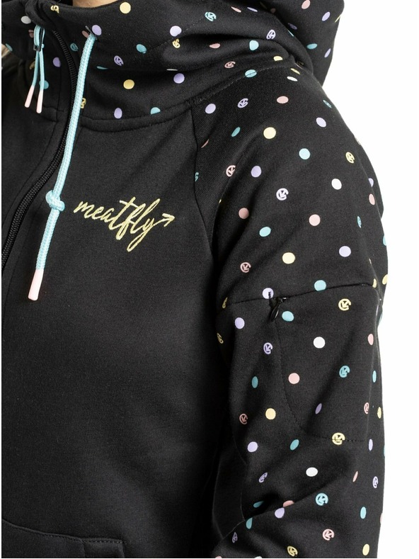 Meatfly Meatfly dámska technická mikina Alisha Dusty Color Dots | Bodky | Veľkosť