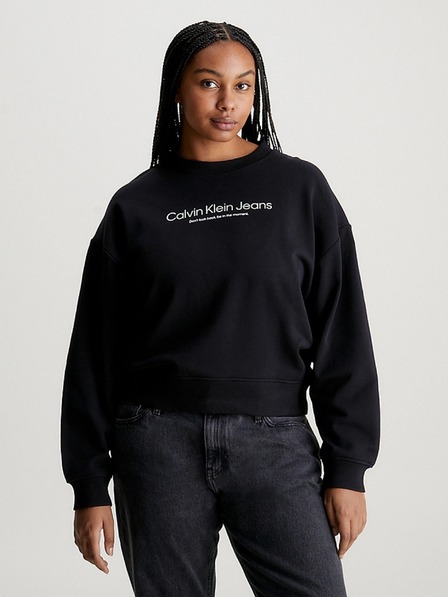 Calvin Klein Dámska čierna mikina Calvin Klein
