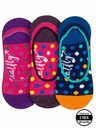 Meatfly Meatfly ponožky Low Socks Triple Pack Navy / Fuchsia | Fialová | Veľkosť