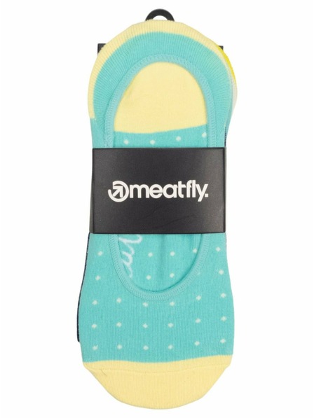 Meatfly Meatfly ponožky Low Socks Triple Pack Yellow Dots | Žltá | Veľkosť