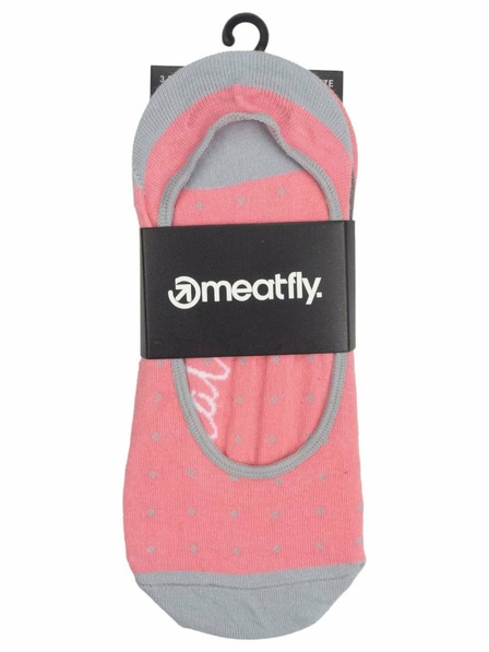 Meatfly Meatfly ponožky Low Socks Triple Pack Grey Dots | Šedá | Veľkosť