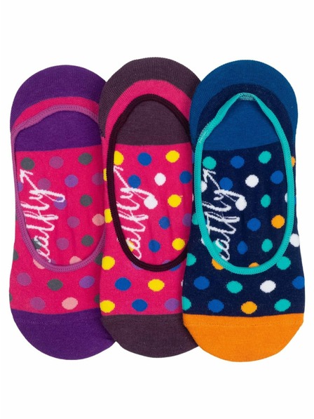 Meatfly Meatfly ponožky Low Socks Gift Pack Navy / Fuchsia | Fialová | Veľkosť