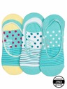 Meatfly Meatfly ponožky Low Socks Triple Pack Blue Stripe | Modrá | Veľkosť