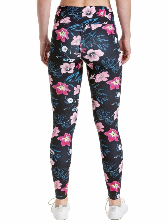 Meatfly Meatfly dámske legíny Arabel Hibiscus | Kvety | Veľkosť