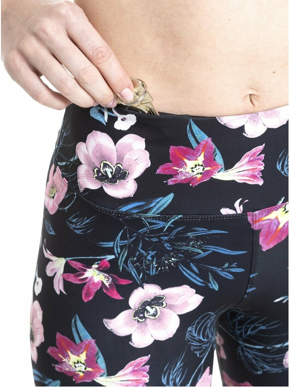 Meatfly Meatfly dámske legíny Arabel Hibiscus | Kvety | Veľkosť