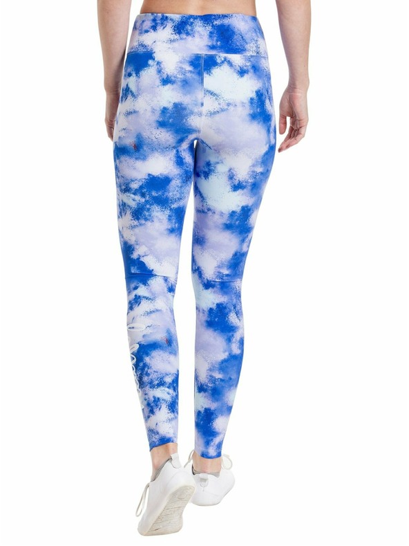 Meatfly Meatfly dámske legíny Arabel Blue Aquarel | Modrá | Veľkosť