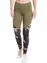 Meatfly Meatfly dámske legíny Arabel Olive/Storm Camo Pink | Zelená | Veľkosť