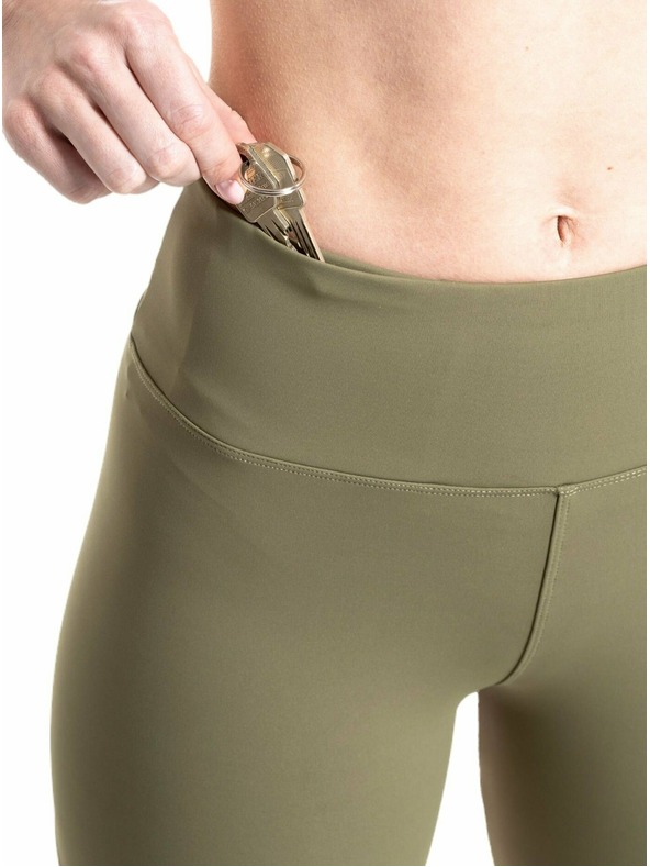 Meatfly Meatfly dámske legíny Arabel Olive/Storm Camo Pink | Zelená | Veľkosť