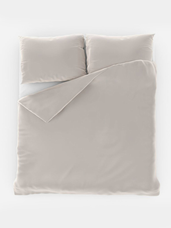 Kvalitex Saténová francúzska predĺžená posteľná bielizeň LUXURY COLLECTION 1+2, 240x220, 70x90cm biela