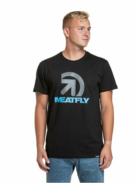 Meatfly Meatfly pánske tričko Dais Black | Čierna | Veľkosť
