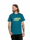 Meatfly Meatfly pánske tričko Revital Petrol Heather | Modrá | Veľkosť