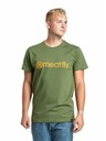Meatfly Meatfly pánske tričko Striped Logo Olive | Zelená | Veľkosť S | 100% bavlna