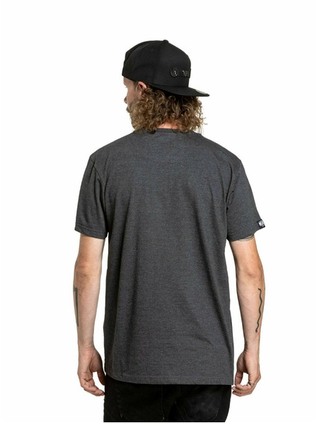 Meatfly Meatfly pánske tričko Arrow Charcoal Heather | Sivá | Veľkosť