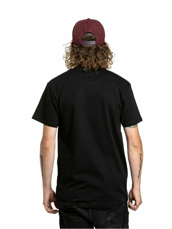 Meatfly Meatfly pánske tričko Stencil Black | Čierna | Veľkosť