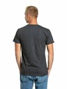 Meatfly Meatfly pánske tričko Striped Logo Charcoal Heather | Sivá | Veľkosť