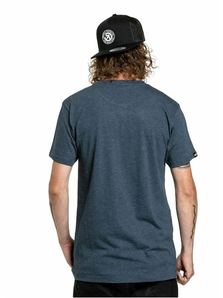Meatfly Meatfly pánske tričko Joe Navy Heather | Modrá | Veľkosť
