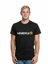 Meatfly Meatfly pánske tričko Logex Grey/Black | Sivá | Veľkosť S | 100% bavlna