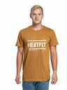 Meatfly Meatfly pánske tričko Rele Gold Brown | Hnedá | Veľkosť