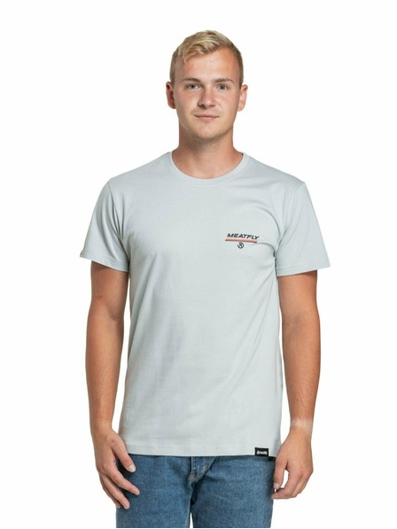 Meatfly Meatfly pánske tričko Racing Spirit Stone | Hnedá | Veľkosť S | 100% bavlna