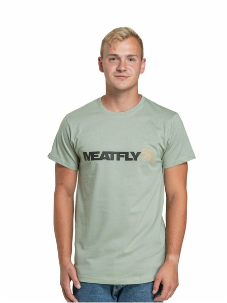 Meatfly Meatfly pánske tričko Logex Mossy Green | Zelená | Veľkosť S | 100% bavlna