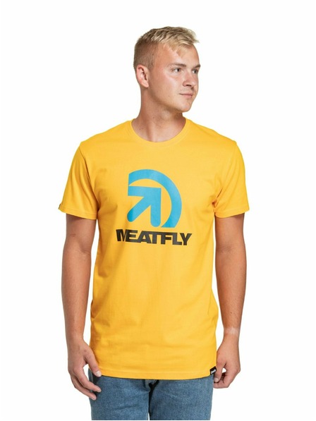 Meatfly Meatfly pánske tričko Dais Deep Yellow | Žltá | Veľkosť