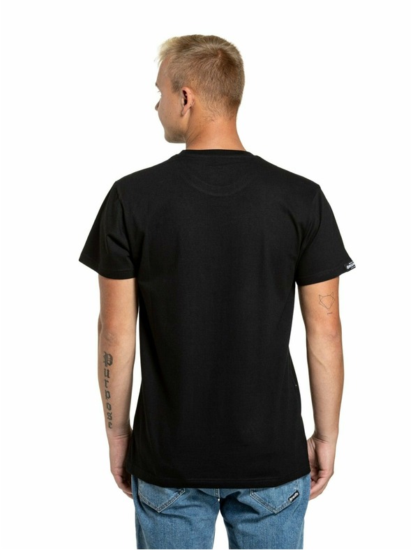 Meatfly Meatfly pánske tričko Rele Blue/Black | Čierna | Veľkosť