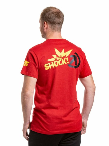 Meatfly Meatfly pánske tričko Big Shock Teamup Dark Red | Červená | Veľkosť