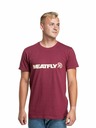 Meatfly Meatfly pánske tričko Logex Dark Wine | Červená | Veľkosť S | 100% bavlna