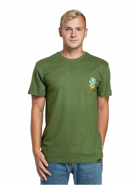 Meatfly Meatfly pánske tričko Phase Olive | Zelená | Veľkosť