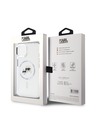 Karl Lagerfeld Karl Lagerfeld IML K&CH Heads Kovový Rám MagSafe Zadný Kryt pre iPhone 14 Transparent