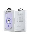 Karl Lagerfeld Karl Lagerfeld Tekutý Silikónový Karl and Choupette MagSafe Zadný Kryt pre iPhone 16 Purple