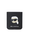 Karl Lagerfeld Karl Lagerfeld PU Saffiano Monogram Karl Head Zadný Kryt pre Samsung Galaxy Z Flip 6 Black