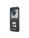 Karl Lagerfeld Karl Lagerfeld PU Saffiano Monogram Karl Head Zadný Kryt pre Samsung Galaxy Z Flip 6 Black
