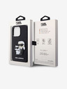 Karl Lagerfeld Karl Lagerfeld PU Saffiano Karl and Choupette NFT Zadný Kryt pre iPhone 14 Pro Black