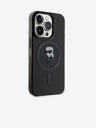 Karl Lagerfeld IML Ikonik MagSafe Zadný Kryt pre iPhone 15 Pro Black Karl Lagerfeld