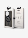 Karl Lagerfeld IML Ikonik MagSafe Zadný Kryt pre iPhone 15 Pro Black Karl Lagerfeld
