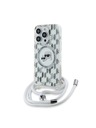 Karl Lagerfeld Karl Lagerfeld IML Monogram Crossbody K&CH Heads MagSafe Zadný Kryt pre iPhone 14 Pro Transparent