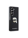 Karl Lagerfeld Karl Lagerfeld PU Saffiano Monogram Karl Head Zadný Kryt pre Samsung Galaxy Z Fold 6 Black